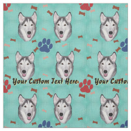 Siberian husky - Anpassa Tyg