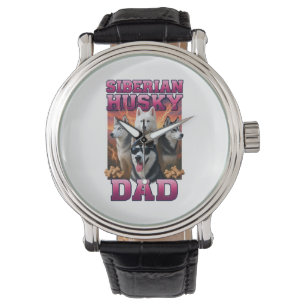 Siberian husky armbandsur