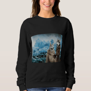Siberian husky Art-Kanvastrycket Hunting Walru T Shirt