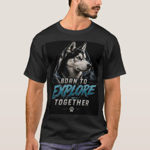 ❄️ Siberian Husky Äventyrs Hundälskare Present ❄️ T Shirt