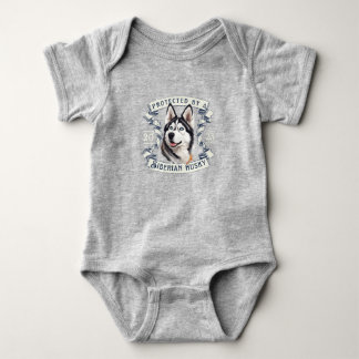 Siberian husky Baby Bodykostdräkt T Shirt