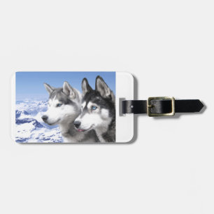 Siberian husky bagagebricka