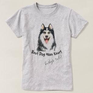 Siberian husky Bästa Hund Mamma någonsin T Shirt