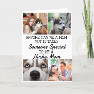Siberian husky ...Bästa Mamma Mors dag-kort Tack Kort