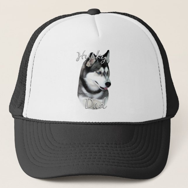 Siberian husky (blk) Pappa 2 Keps (Framsida)