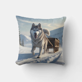 Siberian husky Elegant Dekorativ kudde