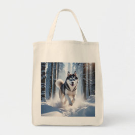 Siberian husky Elegant Livsmedel Tote Bag Tygkasse