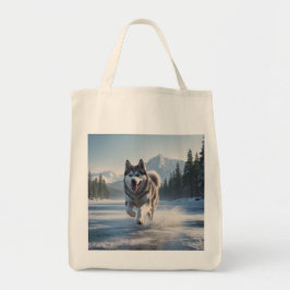 Siberian husky Elegant Livsmedel Tote Bag Tygkasse