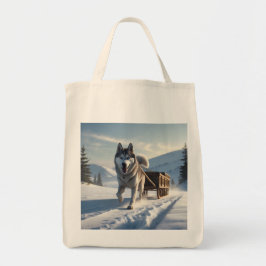 Siberian husky Elegant Livsmedel Tote Bag Tygkasse