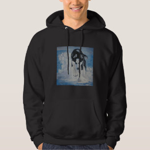 Siberian husky Fine Art-målning Hoodie