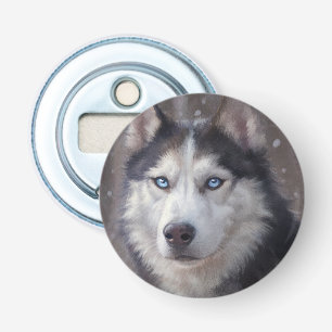 Siberian husky flasköppnare