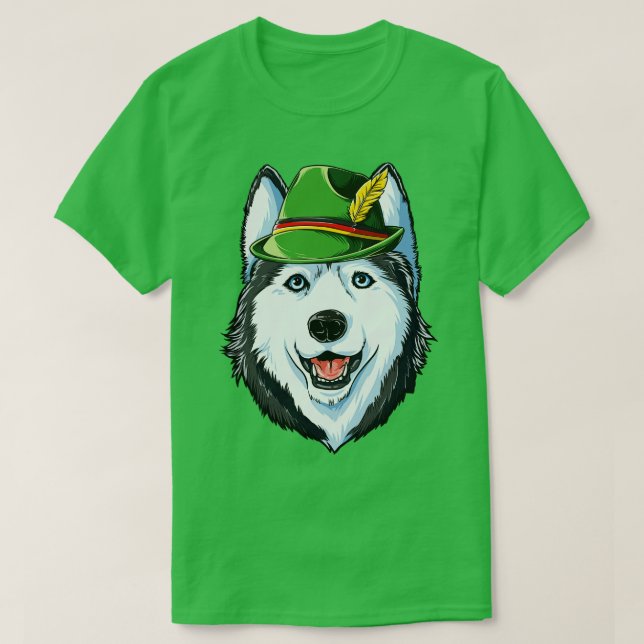 Siberian husky för manar Women Boys Girls Kids Hun T Shirt (Design framsida)