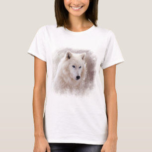 SIBERIAN HUSKY. FÖR VIT TEE