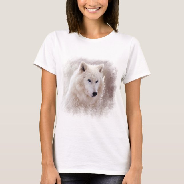 SIBERIAN HUSKY. FÖR VIT TEE (Framsida)