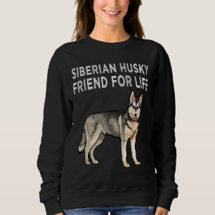 Siberian husky Friend for Life Hund Vänskap T Shirt