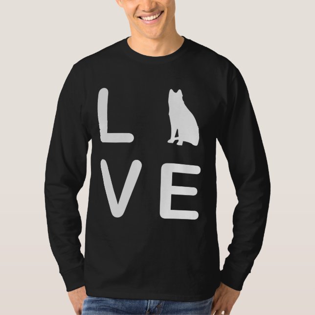 Siberian husky Gift T Shirt (Framsida)