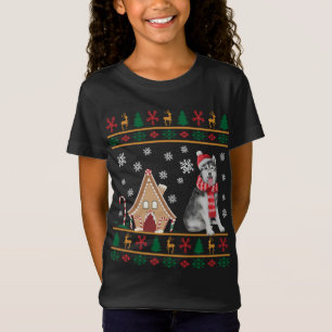 Siberian husky God jul, Sverige Santa Hat Re T Shirt