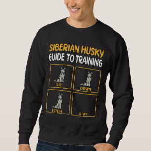 Siberian husky Guide to Training Obedience Lång Ärmad Tröja