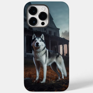 Siberian husky Halloween Scary