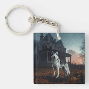 Siberian Husky Halloween Skräckinjagande