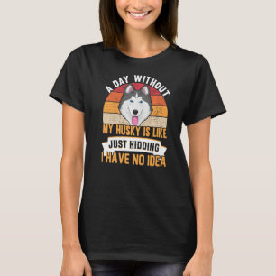 Siberian husky Hund-apparat för husky Owner 1 T Shirt