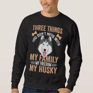 Siberian husky Hund Apparat för husky Owner Lång Ärmad Tröja