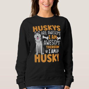 Siberian husky Hund Apparat för husky Owner T Shirt
