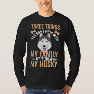 Siberian husky Hund Apparat för husky Owner T Shirt