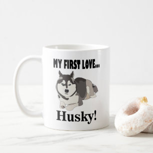 Siberian husky Hund Art Siberian husky Kaffemugg
