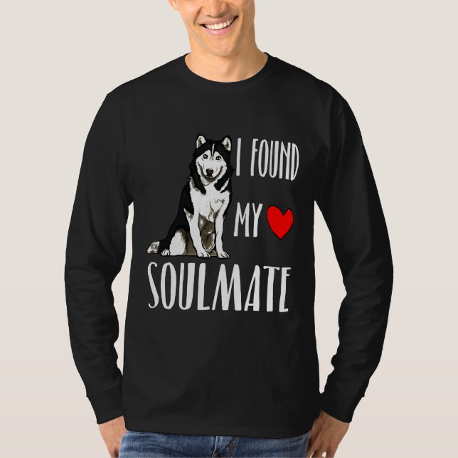 Siberian husky Hund bästa vän T Shirt (Framsida)