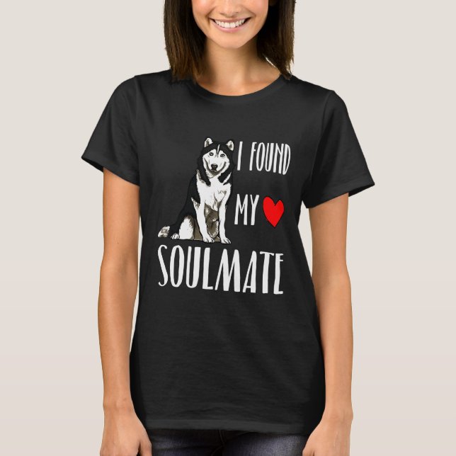 Siberian husky Hund bästa vän T Shirt (Framsida)