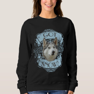 Siberian husky Hund Har Snö T Shirt