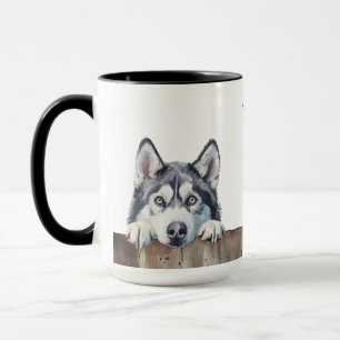 Siberian husky Hund Mugg