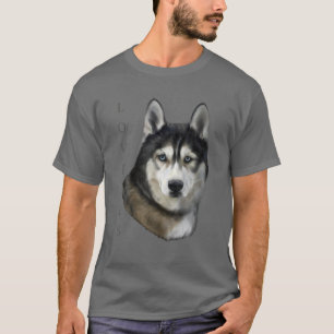siberian husky Hund Pappa, Mamma Tee Husky Apparel