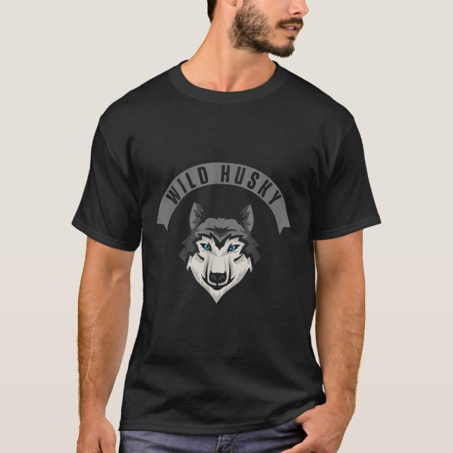 Siberian husky Hund Pet Owner Puppy Vild Doggy T Shirt (Framsida)