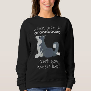 Siberian husky Hund som inte är med i Arooo T Shirt