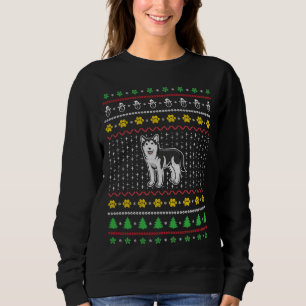 Siberian husky Hund Ugly jul Cute Siberian H T Shirt