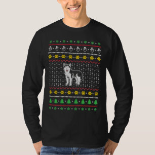 Siberian husky Hund Ugly jul Cute Siberian H T Shirt