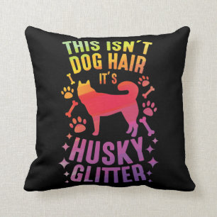 Siberian husky Hund Varg Funny huskies Hund Hair Kudde