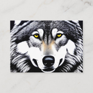 Siberian Husky Hund Visitkort