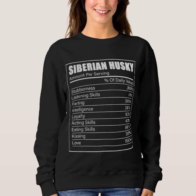SIBERIAN HUSKY HUNDÄGARE 1 T SHIRT (Framsida)