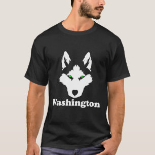 Siberian husky Hundägare, delstaten Washington Hus T Shirt