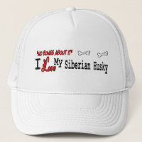 Siberian husky (I Kärlek) Hat
