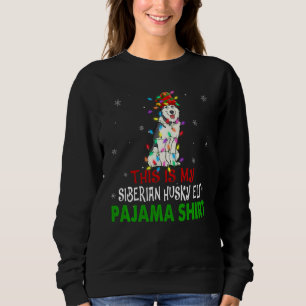Siberian husky jul-Hund-Elf för Hund T Shirt