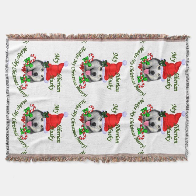 Siberian husky jul mysfilt (Framsidan)