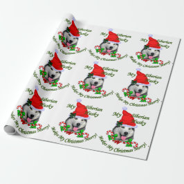 Siberian husky jul presentpapper