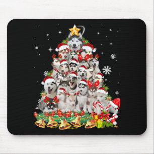 Siberian husky julgran ljus   HUND JULAFTON Musmatta