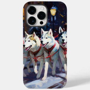 Siberian Husky Julhögtidssäsong