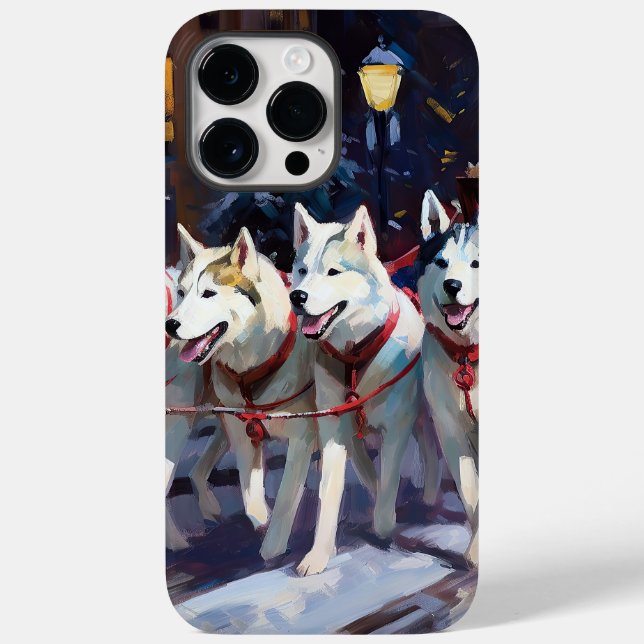 Siberian Husky Julhögtidssäsong (Baksida)