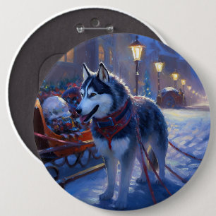 Siberian husky julsäsong knapp